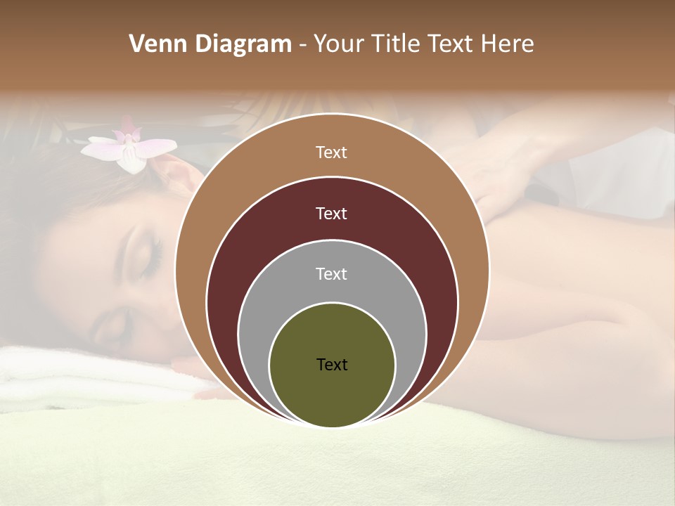 Caucasian Pampering Beautiful PowerPoint Template
