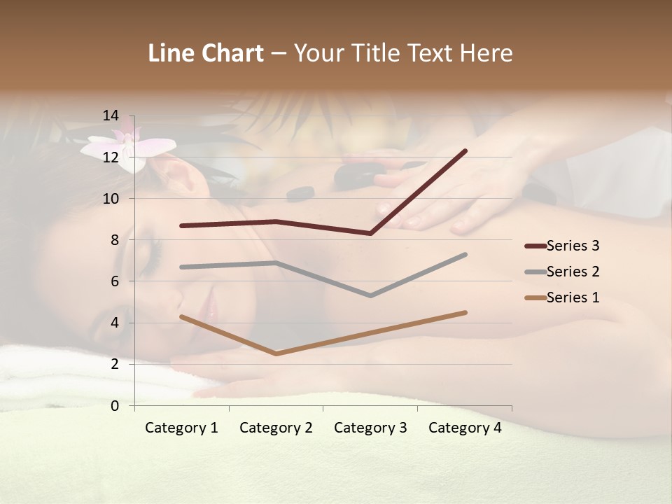Caucasian Pampering Beautiful PowerPoint Template