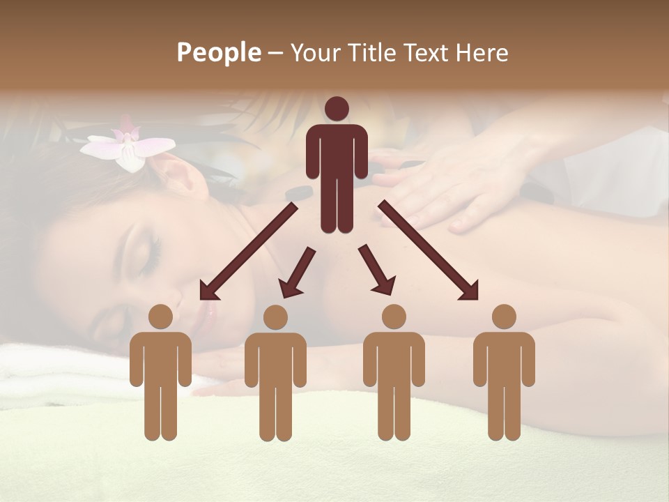 Caucasian Pampering Beautiful PowerPoint Template