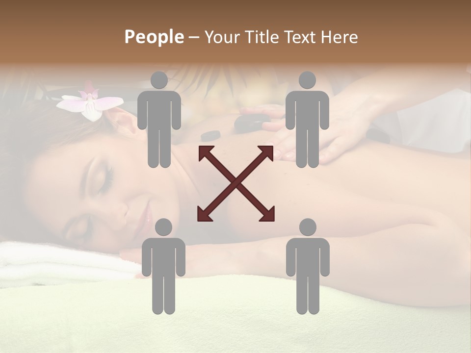 Caucasian Pampering Beautiful PowerPoint Template