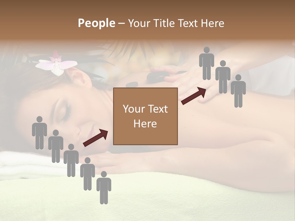 Caucasian Pampering Beautiful PowerPoint Template