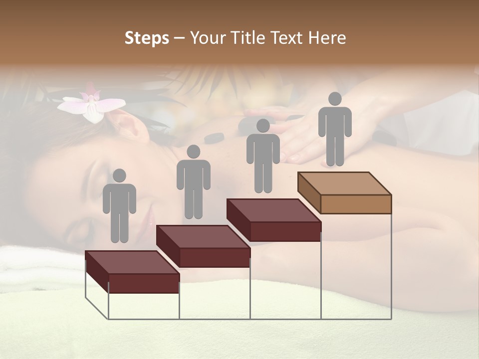 Caucasian Pampering Beautiful PowerPoint Template