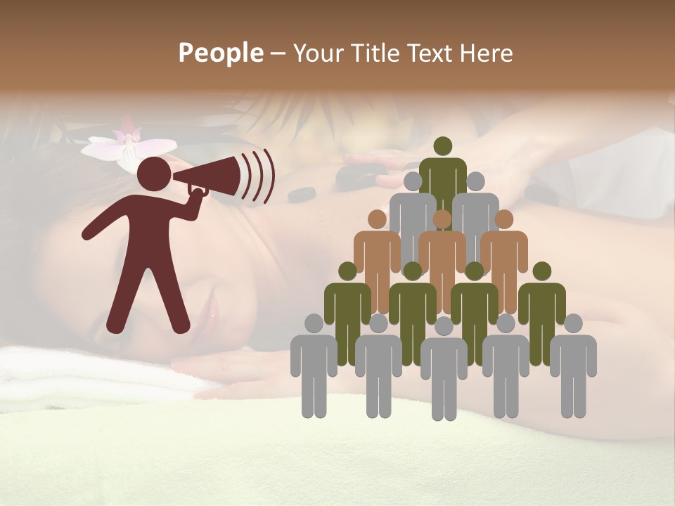 Caucasian Pampering Beautiful PowerPoint Template