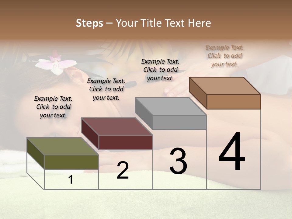 Caucasian Pampering Beautiful PowerPoint Template