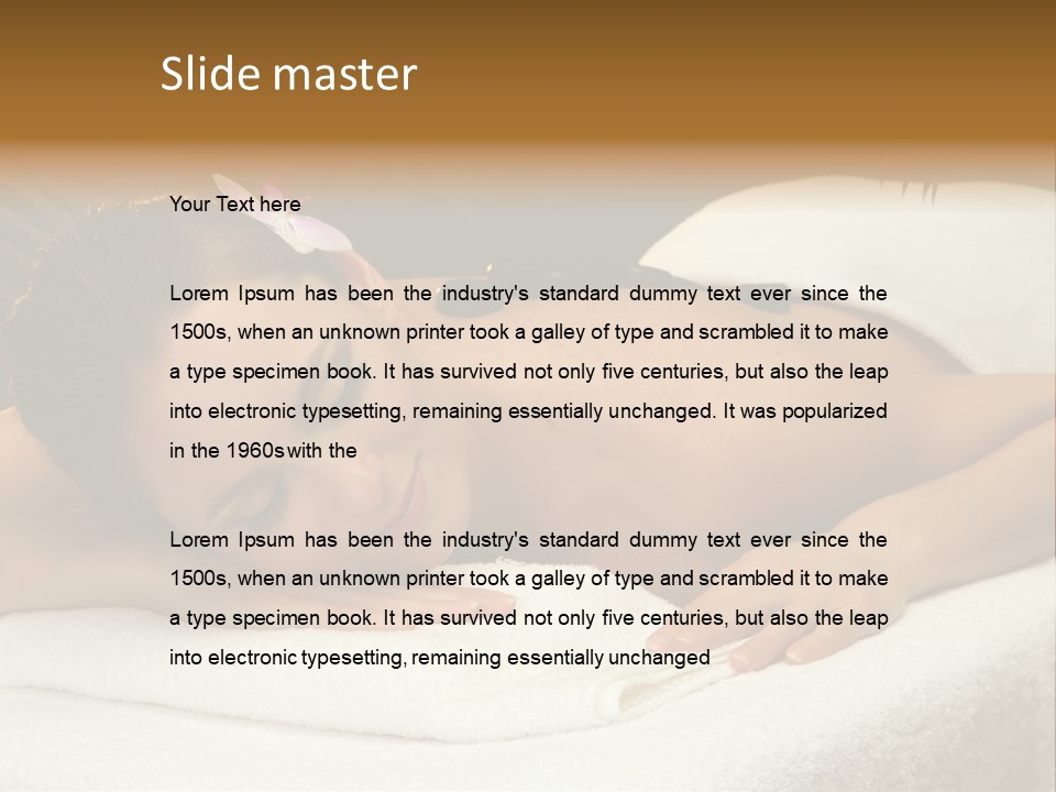 Beautiful Hot Palm PowerPoint Template