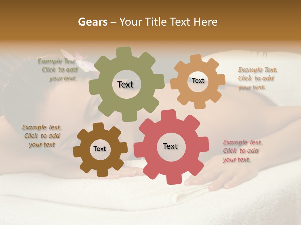 Beautiful Hot Palm PowerPoint Template