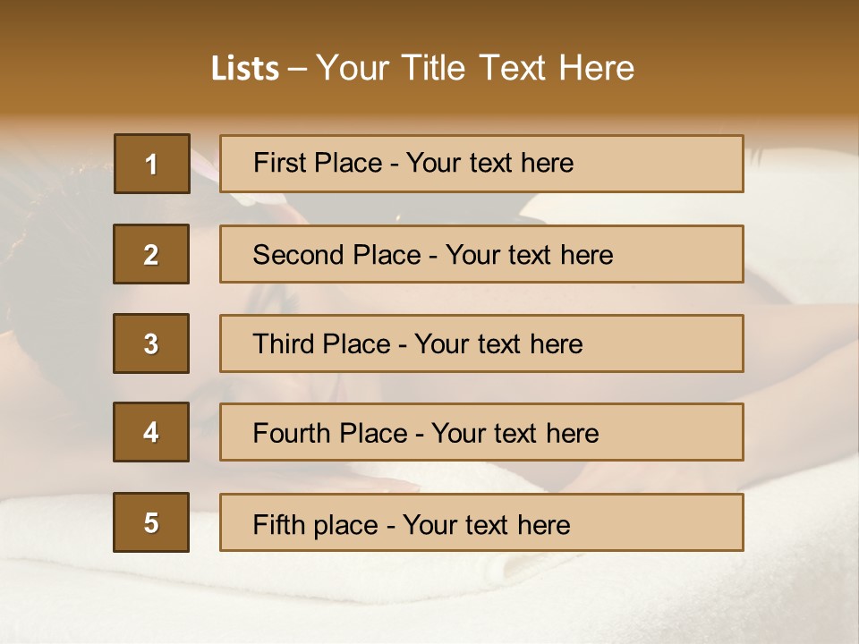 Beautiful Hot Palm PowerPoint Template