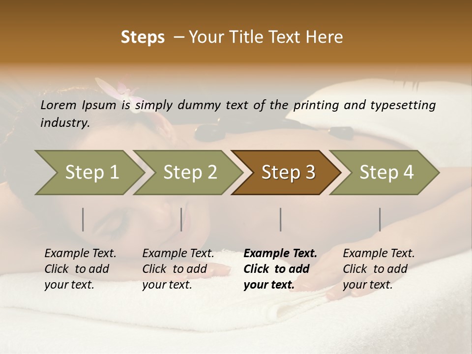 Beautiful Hot Palm PowerPoint Template