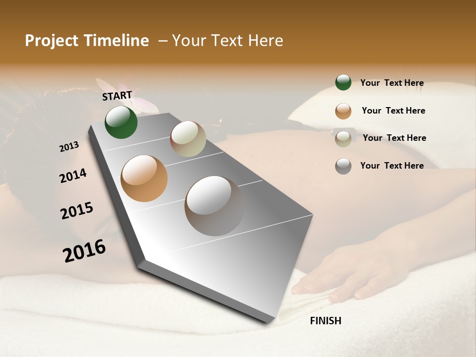 Beautiful Hot Palm PowerPoint Template