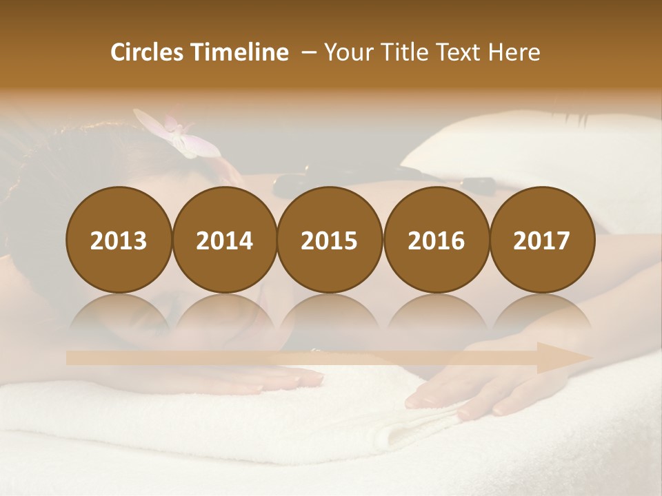 Beautiful Hot Palm PowerPoint Template