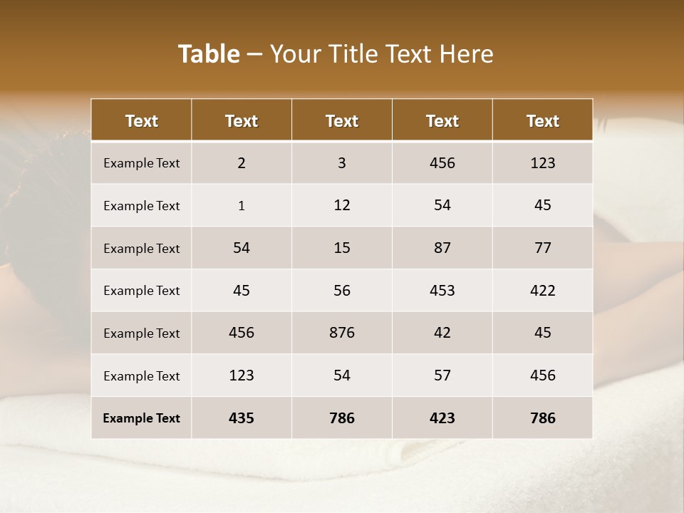Beautiful Hot Palm PowerPoint Template