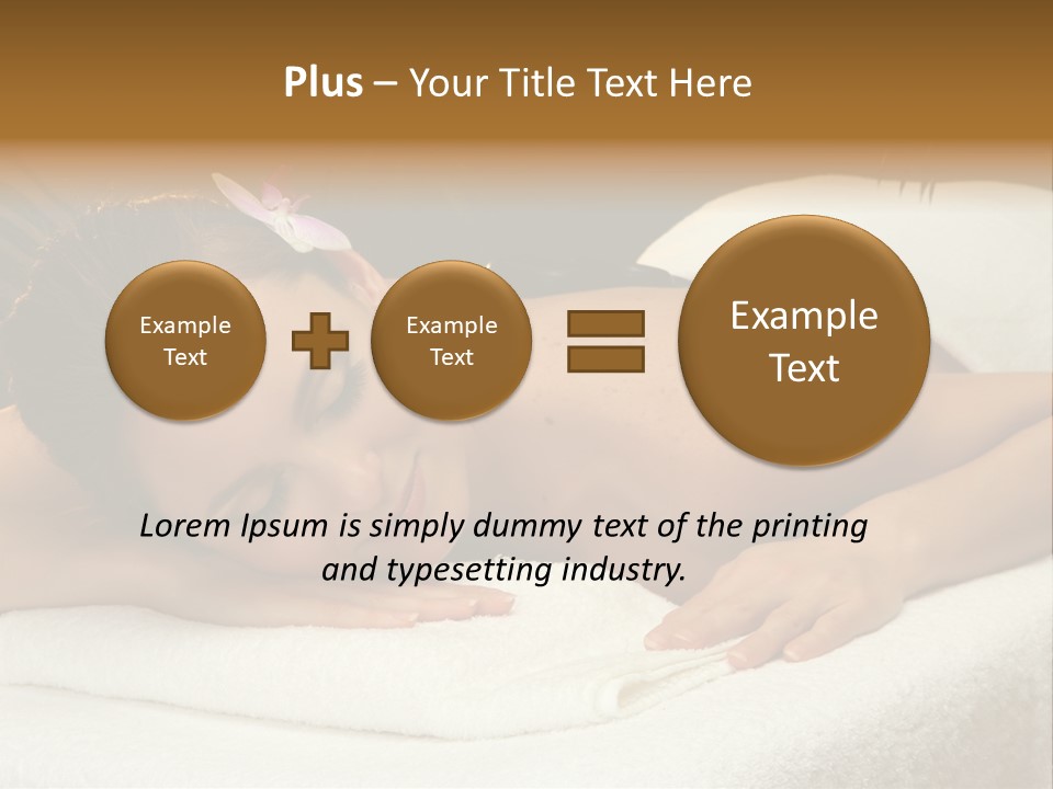 Beautiful Hot Palm PowerPoint Template