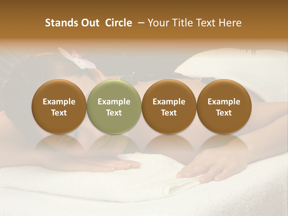 Beautiful Hot Palm PowerPoint Template