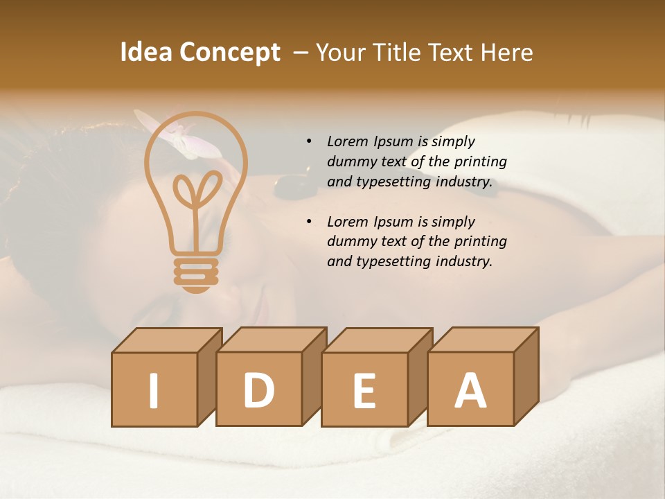 Beautiful Hot Palm PowerPoint Template