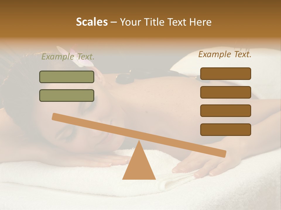 Beautiful Hot Palm PowerPoint Template