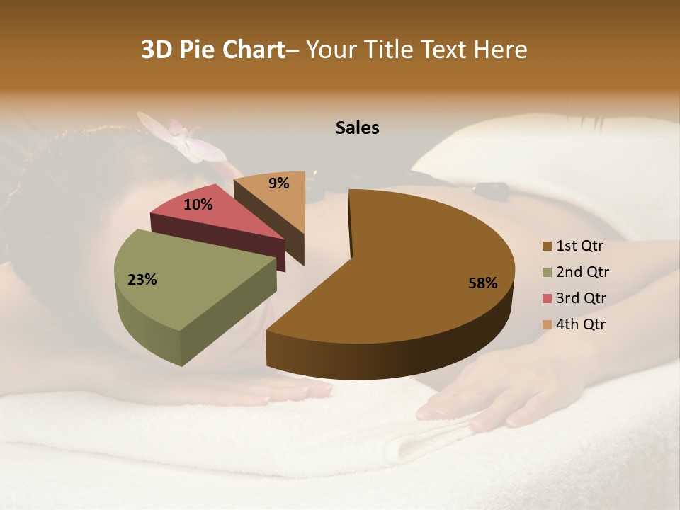 Beautiful Hot Palm PowerPoint Template