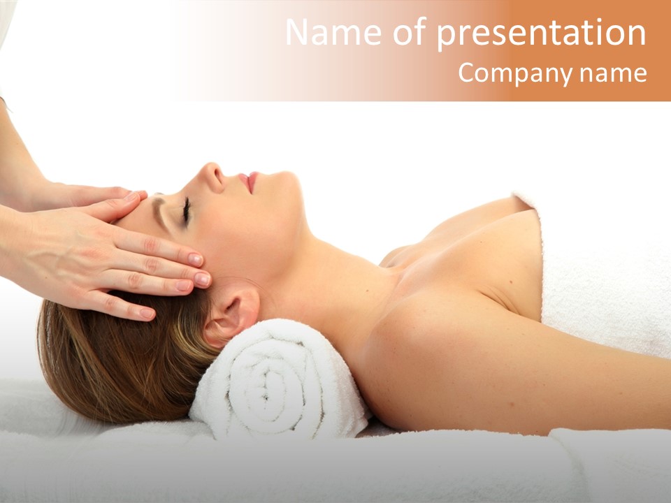 Treatment Massage Skin PowerPoint Template