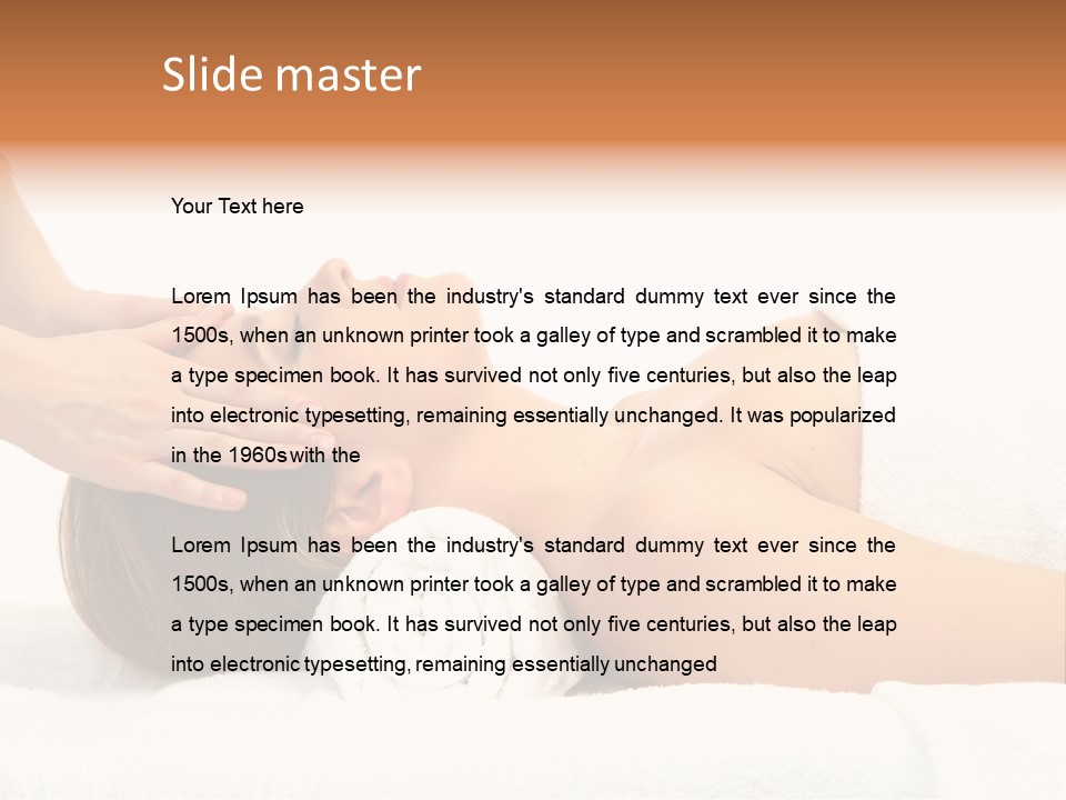 Treatment Massage Skin PowerPoint Template