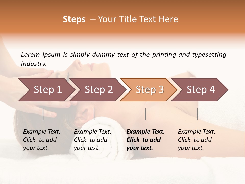 Treatment Massage Skin PowerPoint Template