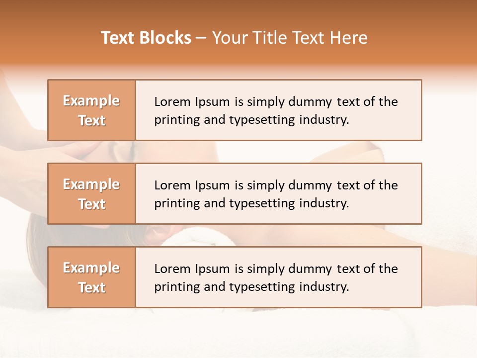 Treatment Massage Skin PowerPoint Template