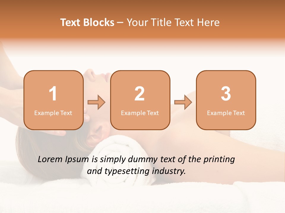 Treatment Massage Skin PowerPoint Template