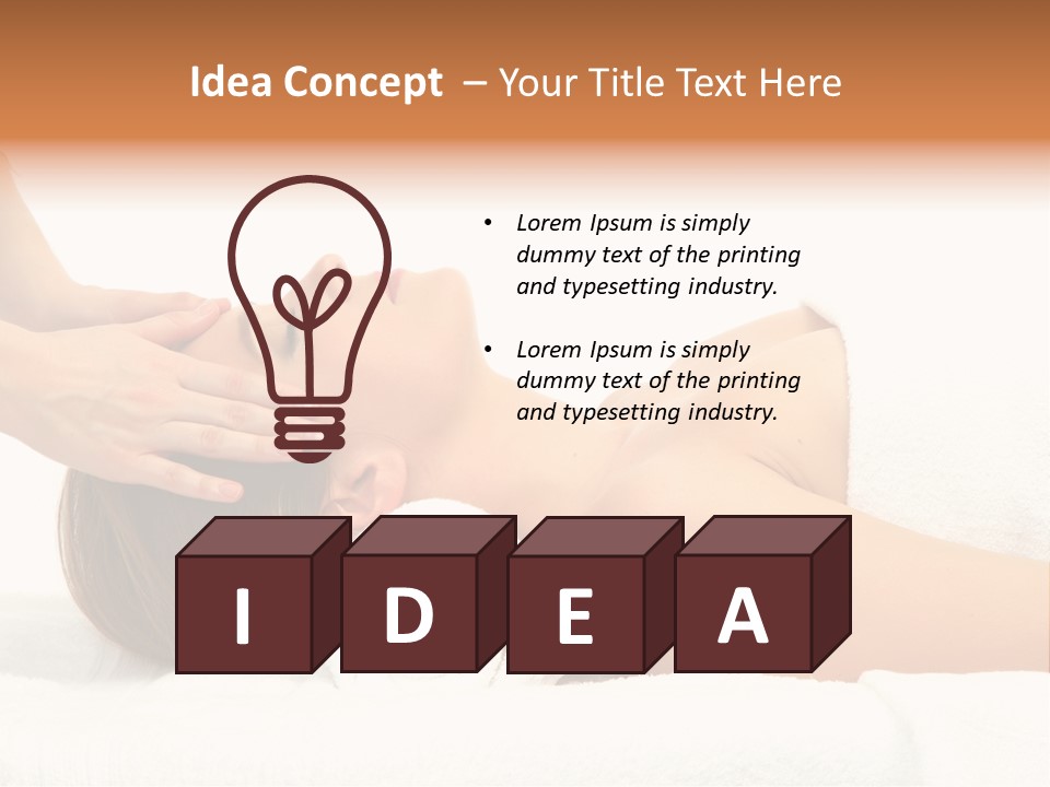 Treatment Massage Skin PowerPoint Template