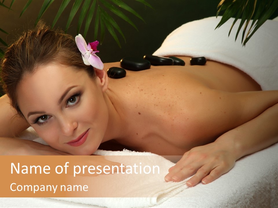 Beautiful Wellness Spa PowerPoint Template