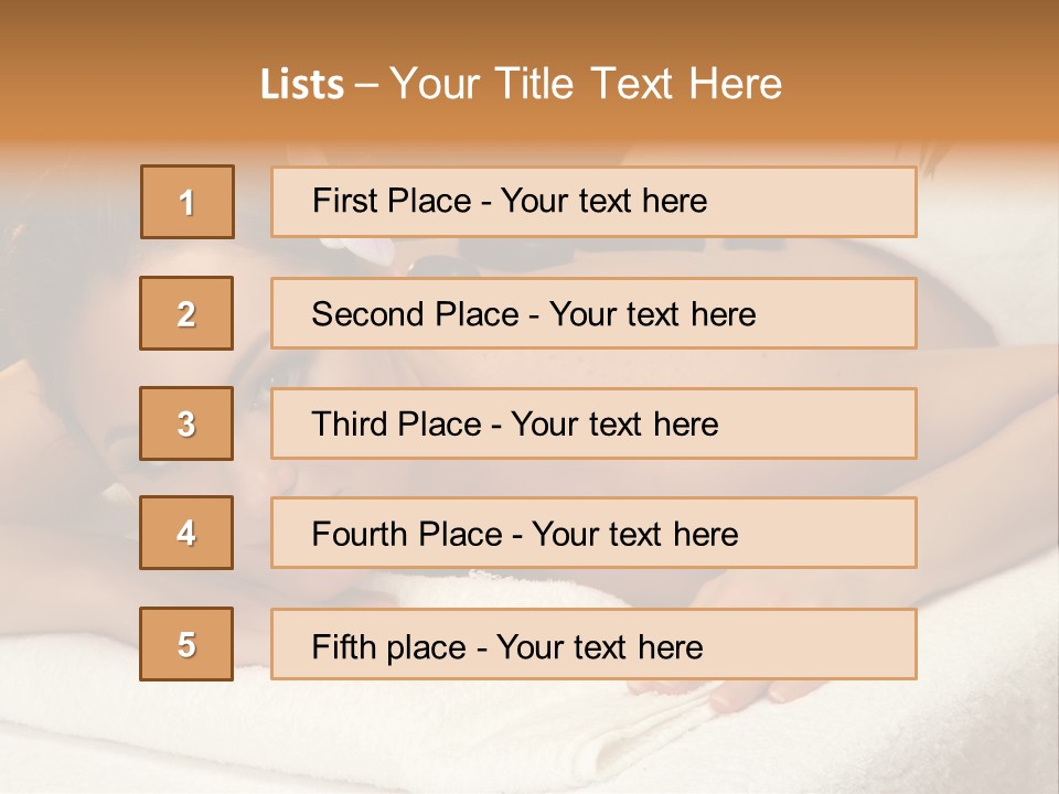 Beautiful Wellness Spa PowerPoint Template