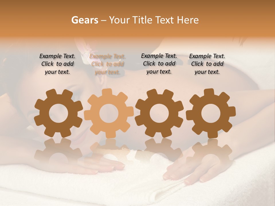 Beautiful Wellness Spa PowerPoint Template