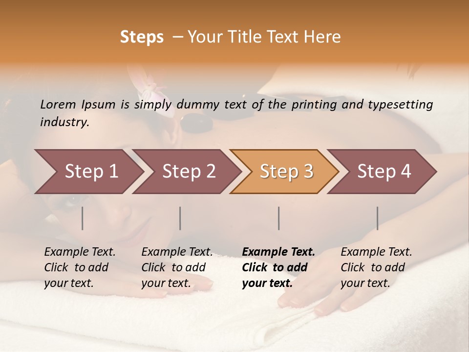 Beautiful Wellness Spa PowerPoint Template