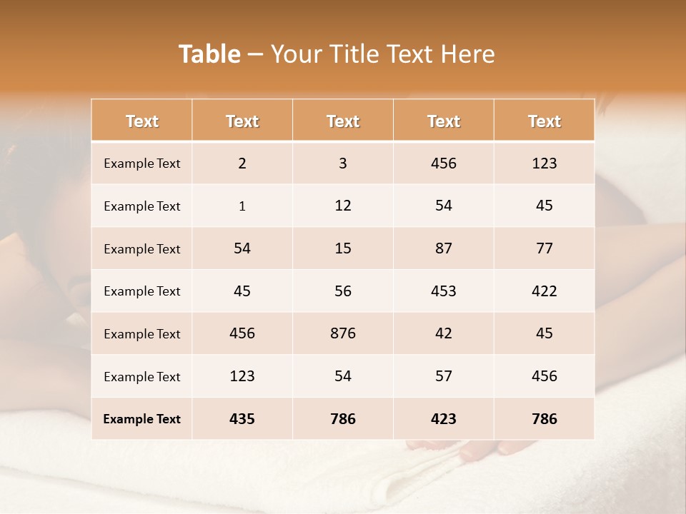 Beautiful Wellness Spa PowerPoint Template