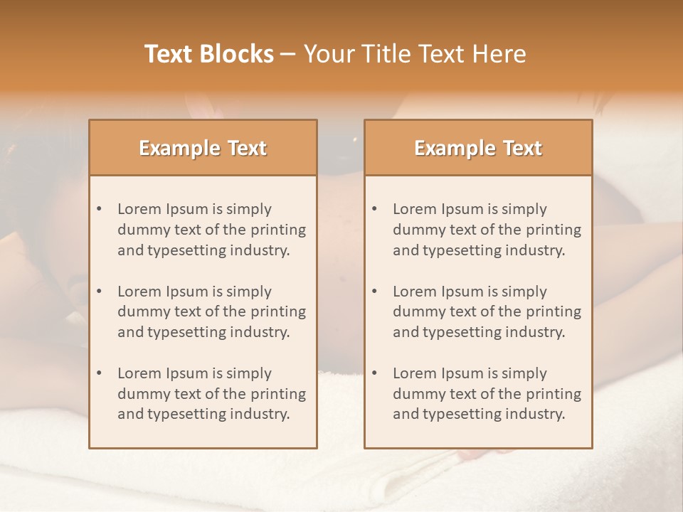 Beautiful Wellness Spa PowerPoint Template