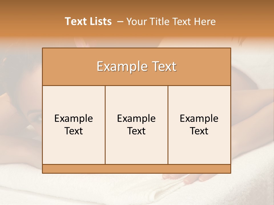 Beautiful Wellness Spa PowerPoint Template