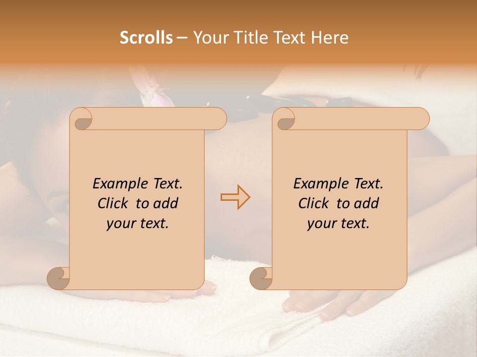 Beautiful Wellness Spa PowerPoint Template