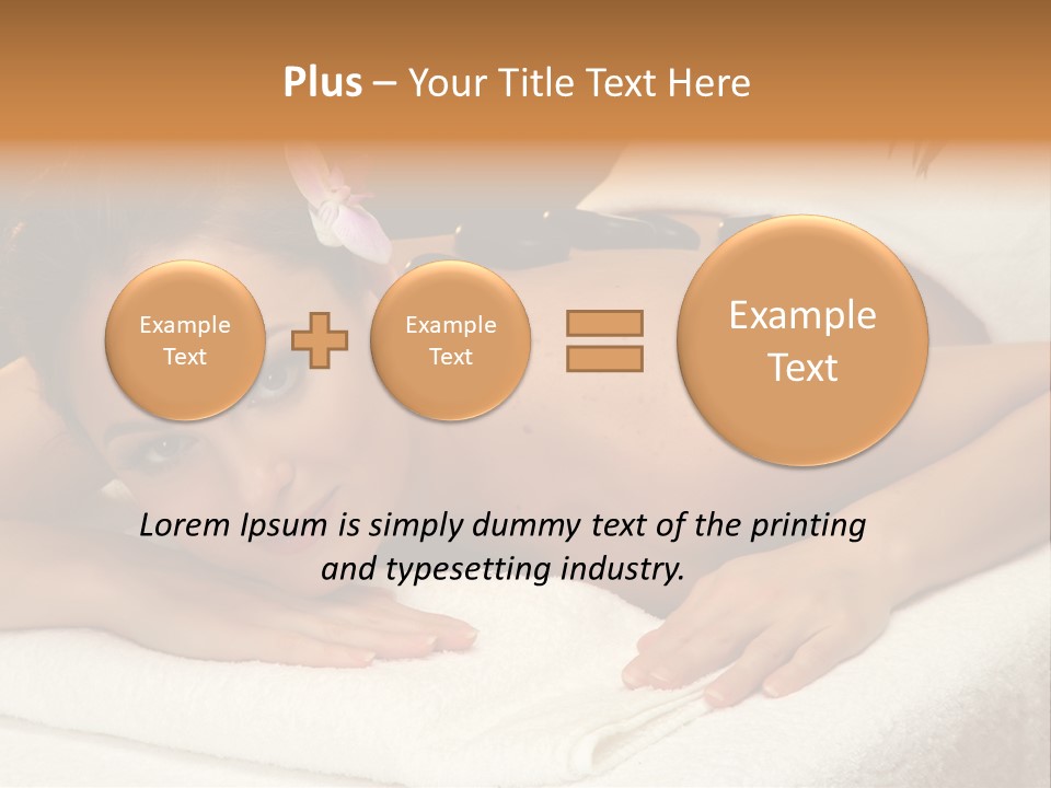 Beautiful Wellness Spa PowerPoint Template