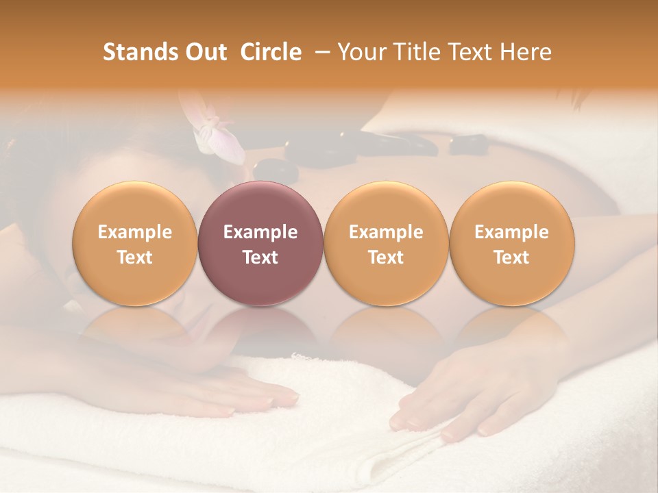 Beautiful Wellness Spa PowerPoint Template