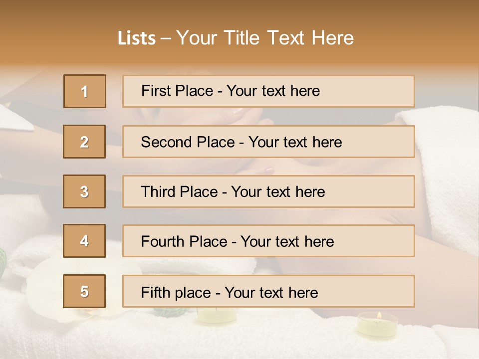 Beauty Body Lifestyle PowerPoint Template