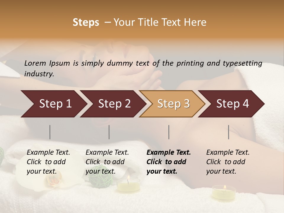 Beauty Body Lifestyle PowerPoint Template