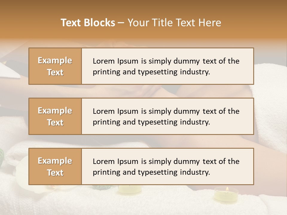 Beauty Body Lifestyle PowerPoint Template
