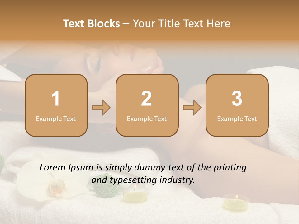 Beauty Body Lifestyle PowerPoint Template