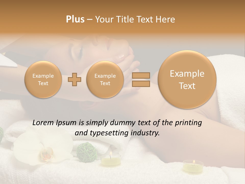 Beauty Body Lifestyle PowerPoint Template