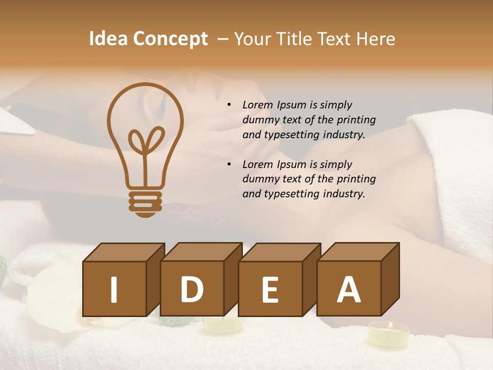 Beauty Body Lifestyle PowerPoint Template