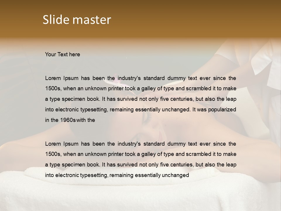 One Relaxation Luxury PowerPoint Template
