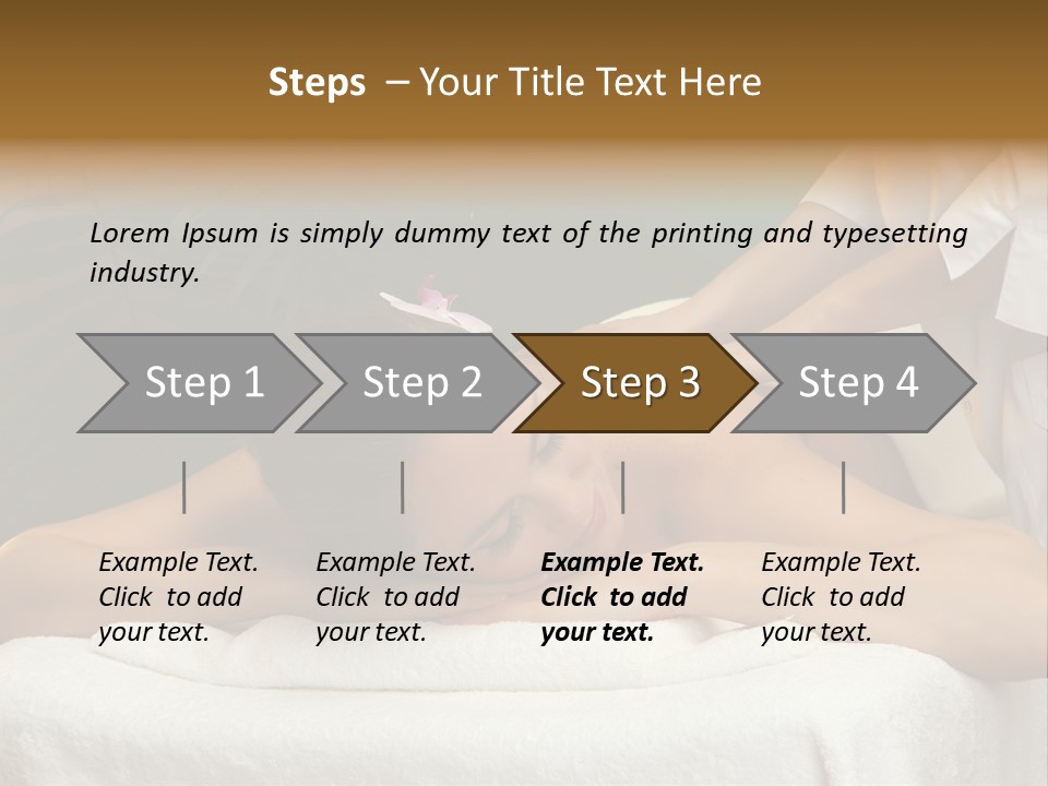 One Relaxation Luxury PowerPoint Template