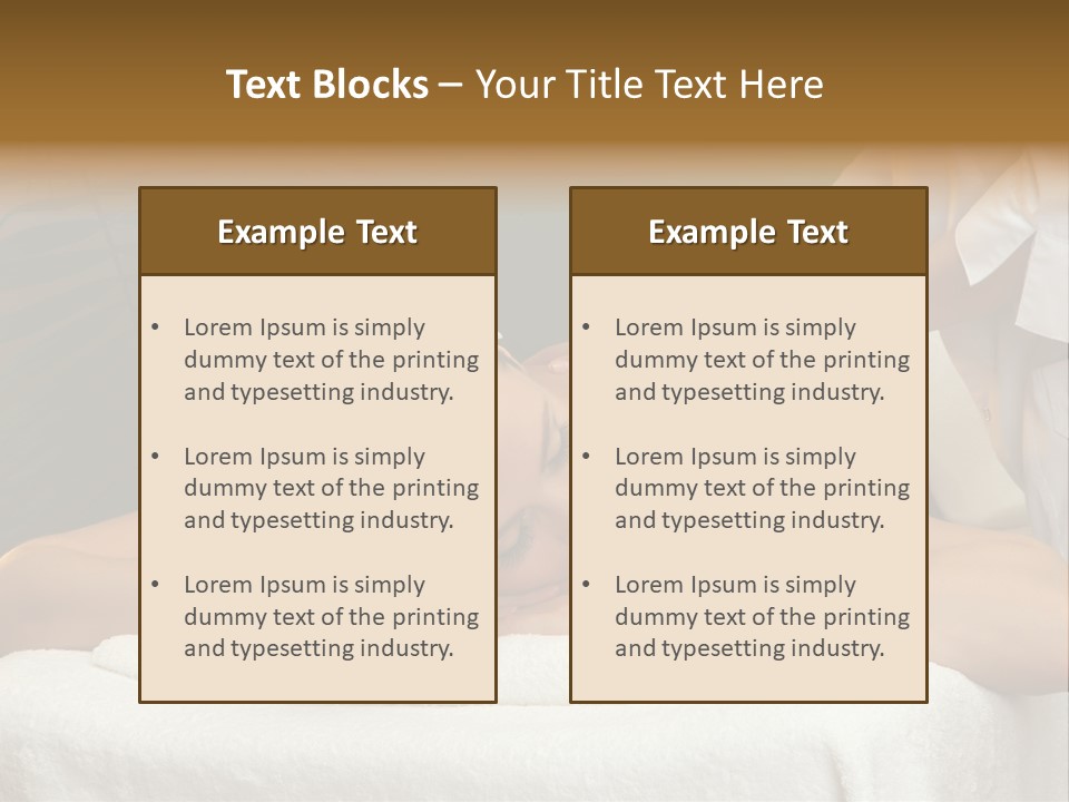 One Relaxation Luxury PowerPoint Template