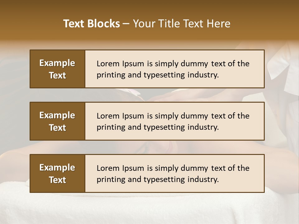 One Relaxation Luxury PowerPoint Template