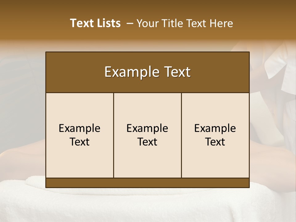 One Relaxation Luxury PowerPoint Template