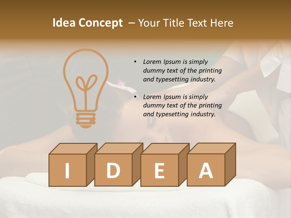 One Relaxation Luxury PowerPoint Template