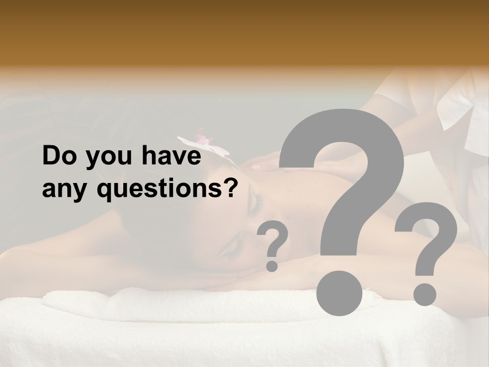 One Relaxation Luxury PowerPoint Template