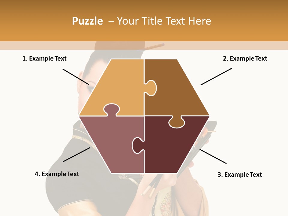 Lifestyle Chopsticks White PowerPoint Template